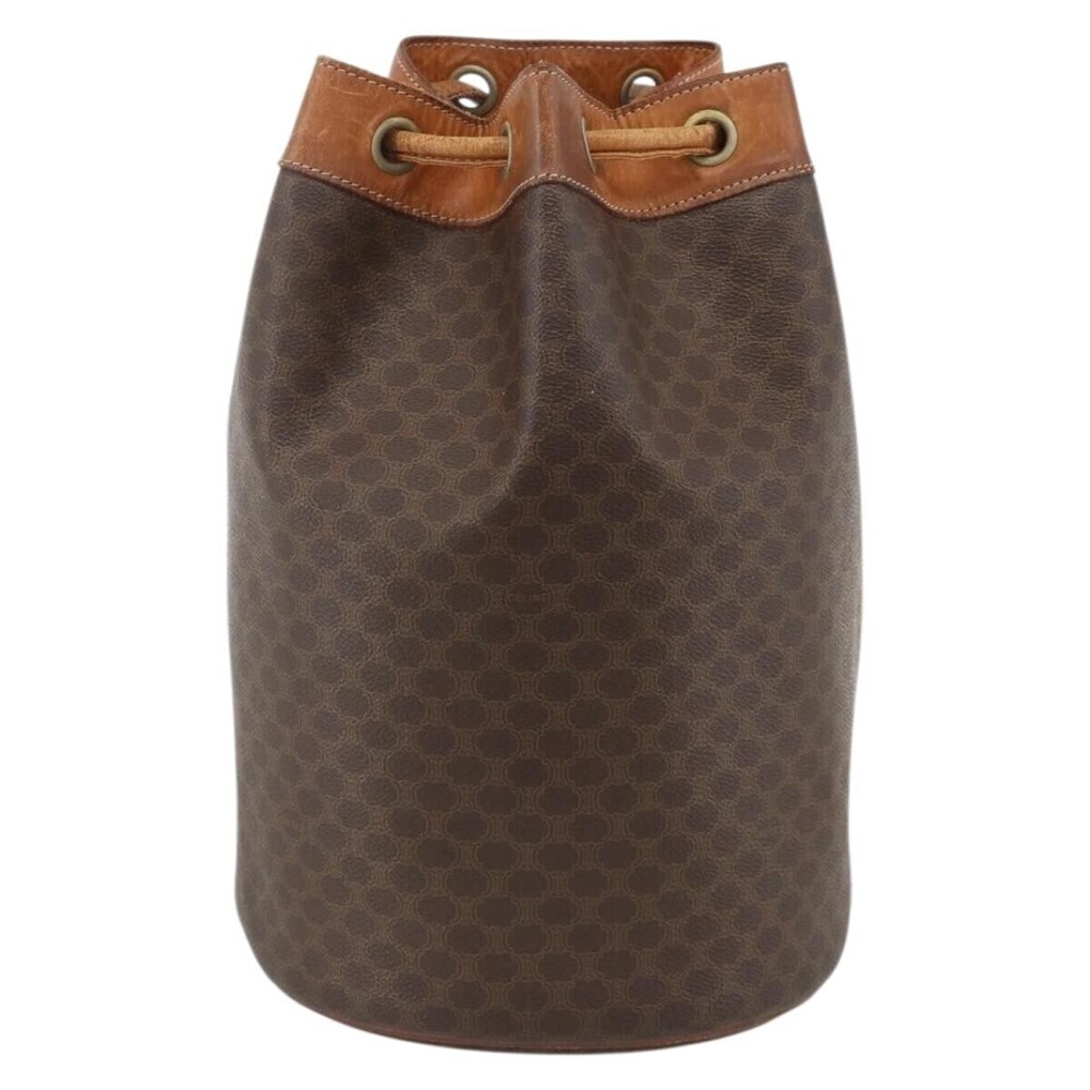 Celine Vintage Macadam Canvas and Leather